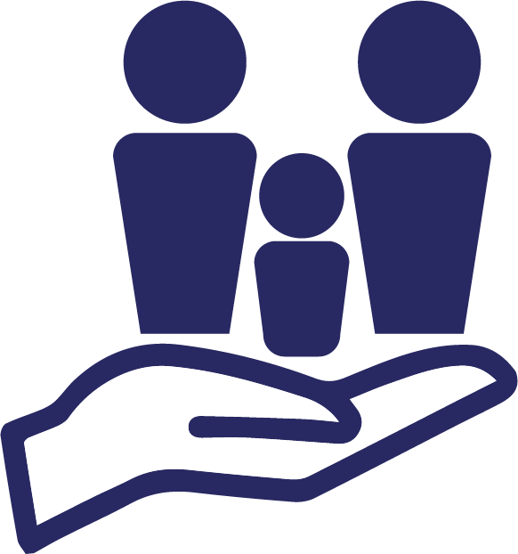 Family Law Icon 2 with hands