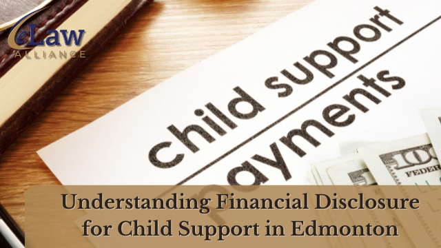 Financial disclosure for child support in Edmonton